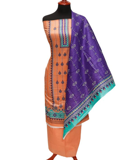 Friha & Farha Naz Lawn`22 D#827 Peach