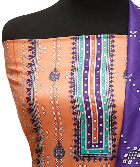 Friha & Farha Naz Lawn`22 D#827 Peach