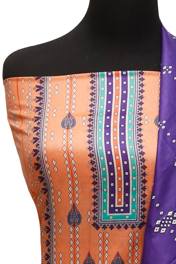 Friha & Farha Naz Lawn`22 D#827 Peach