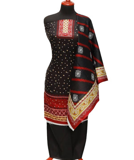 Friha &amp; Farha Naz Lawn`22 D#829 Black