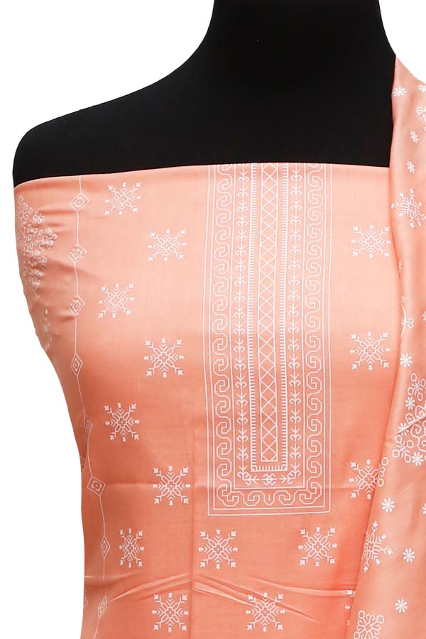 Friha & Farha Naz Lawn`22 D#830 Peach