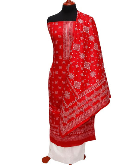 Friha & Farha Naz Lawn`22 D#830 Red