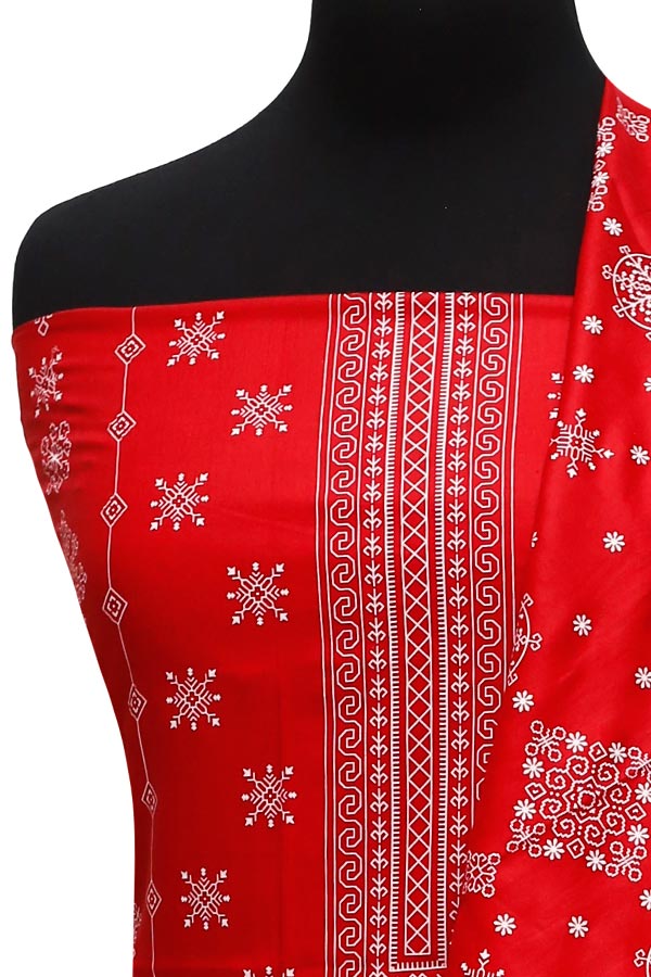 Friha & Farha Naz Lawn`22 D#830 Red