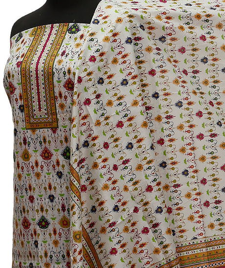 Friha &amp; Farha Naz Lawn D#58 (Fawn)