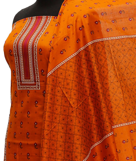 Friha &amp; Farha Naz Lawn D#64 (Orange)
