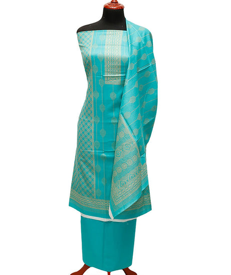 Friha &amp; Farha Naz Lawn`22 D#803 Sea Green