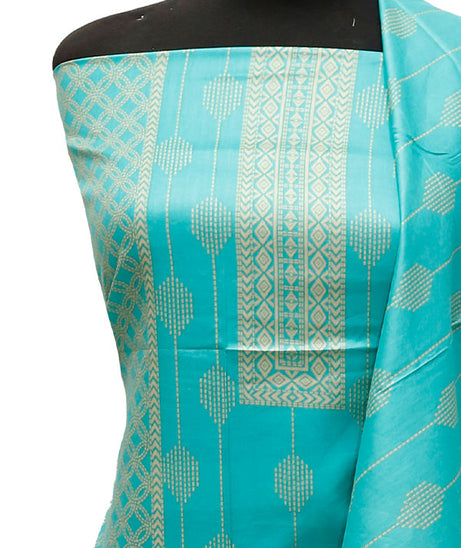 Friha &amp; Farha Naz Lawn`22 D#803 Sea Green