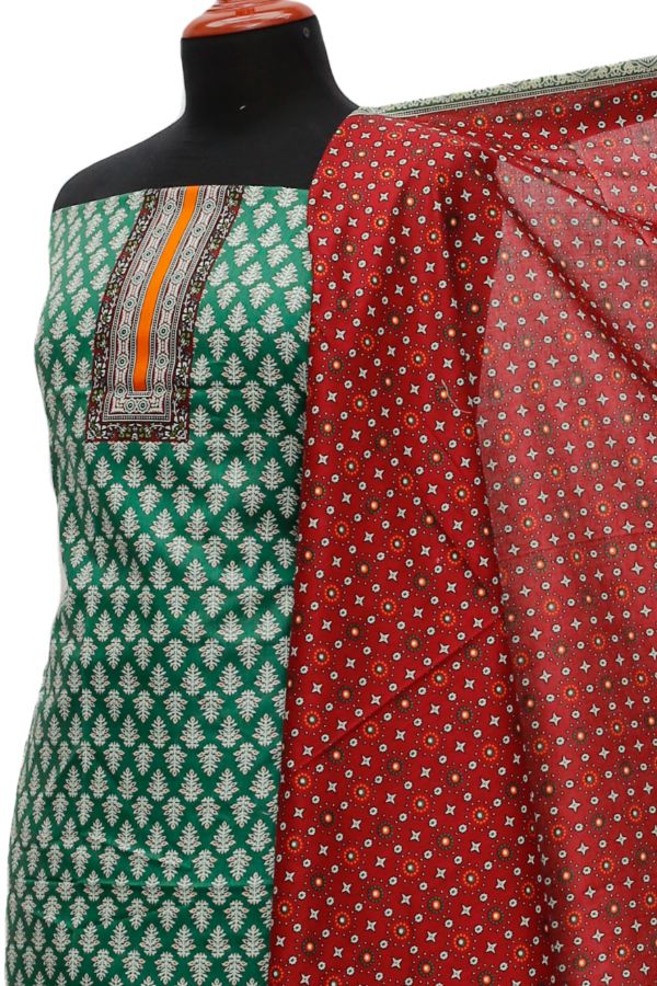 Friha &amp; Farha Naz Lawn D#124 (Green)