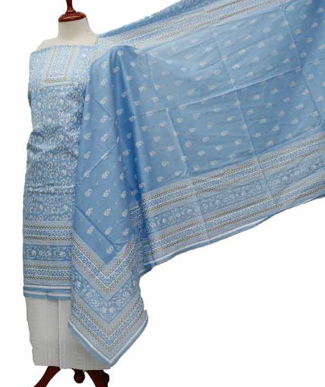 Friha &amp; Farha Naz Lawn D#140 (L Blue)