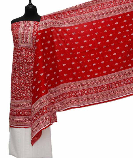 Friha &amp; Farha Naz Lawn D#140 (Red)