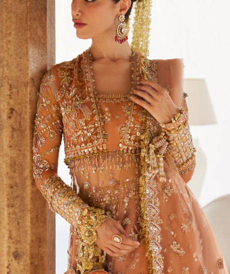 Zaha Gossamer Unstitched Wedding Festive`25 (D#08)