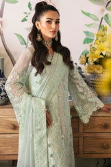 Gulaal Embroidered Chiffon`24 GL-EC#02 JADE