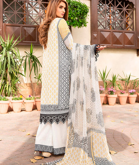 Libaas Exclusive Emb Lawn'22 D#2-B