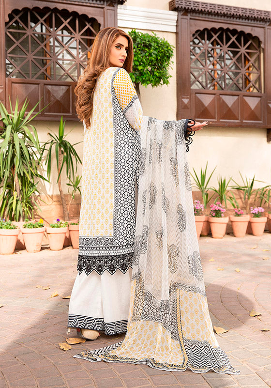 Libaas Exclusive Emb Lawn'22 D#2-B