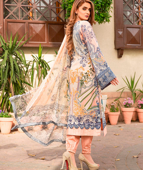 Libaas Exclusive Emb Lawn'22 D#5-B
