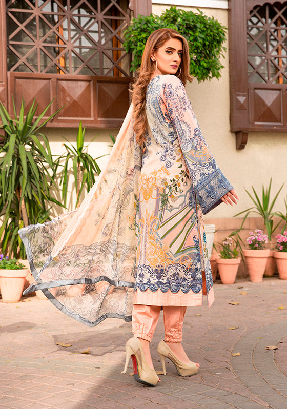 Libaas Exclusive Emb Lawn'22 D#5-B