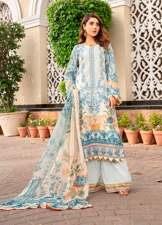 Libaas Exclusive Emb Lawn'22 D#5-A