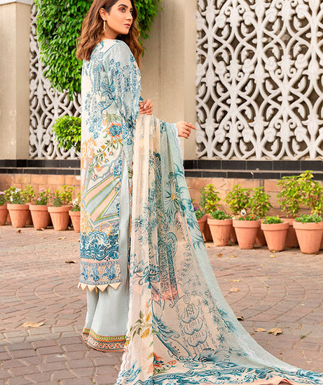 Libaas Exclusive Emb Lawn'22 D#5-A
