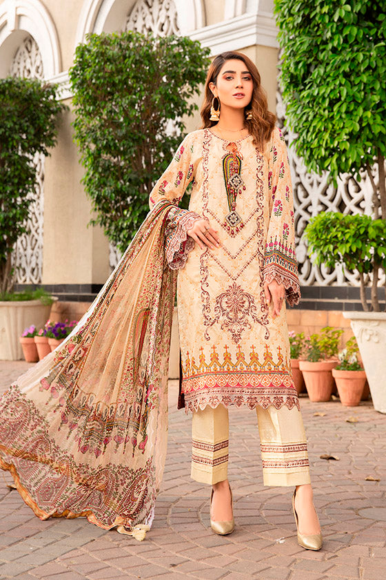 Libaas Exclusive Emb Lawn'22 D#4-A