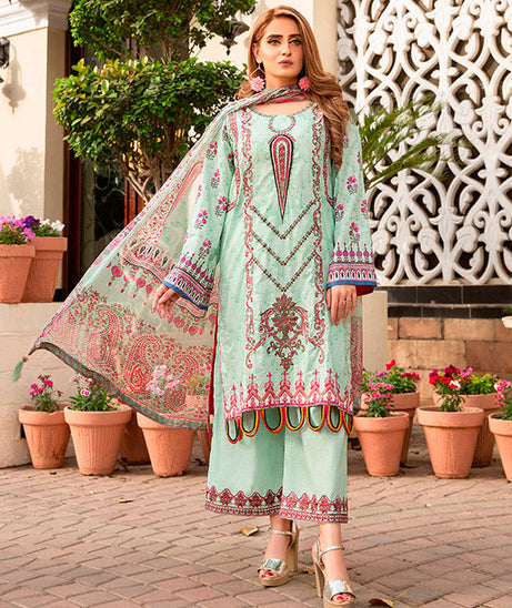 Libaas Exclusive Emb Lawn'22 D#4-B