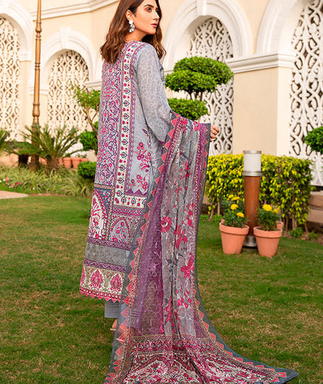 Libaas Exclusive Emb Lawn'22 D#8-A