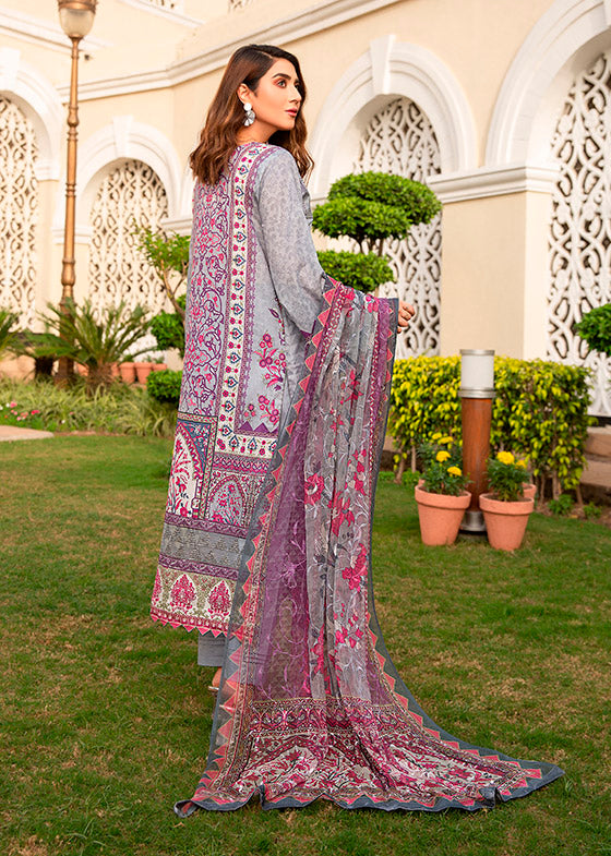 Libaas Exclusive Emb Lawn'22 D#8-A