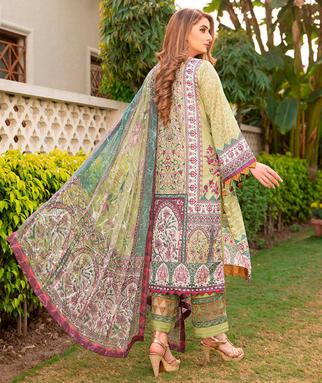 Libaas Exclusive Emb Lawn'22 D#8-B