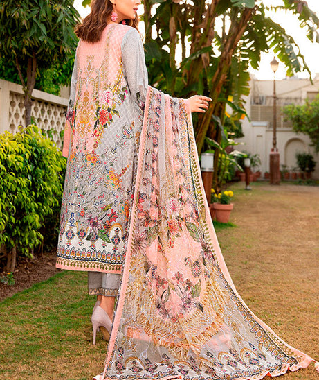 Libaas Exclusive Emb Lawn'22 D#3-B