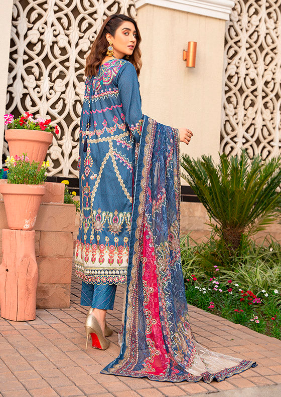 Libaas Exclusive Emb Lawn'22 D#6-B