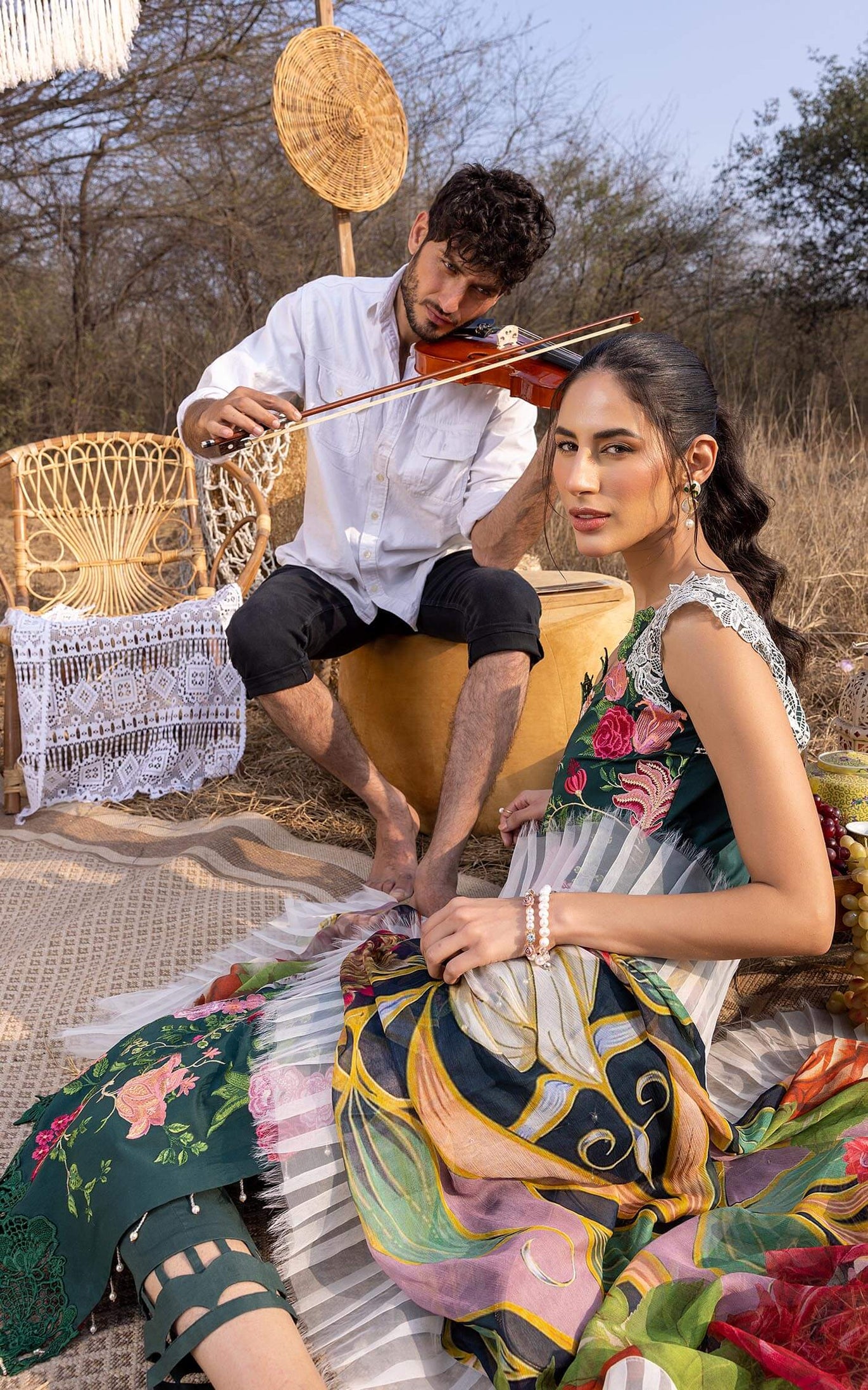 Asifa &amp; Nabeel Aleyna Lawn Summer'23 ASL#02 (Gardenia)