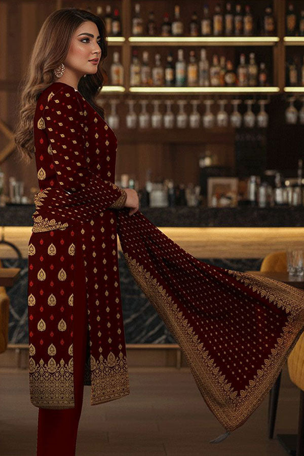 German Wool`26 D#101 (Maroon)