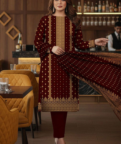 German Wool`26 D#101 (Maroon)
