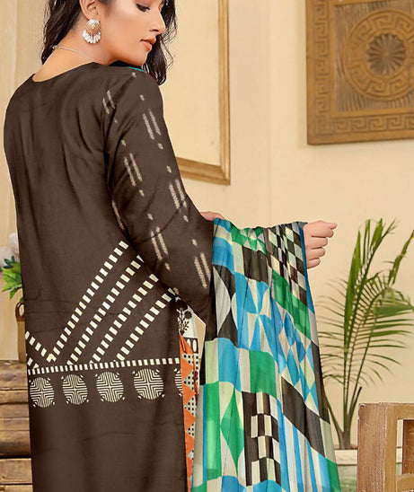 Gold Line Katan Lawn C/Dupatta`22 D#92-A
