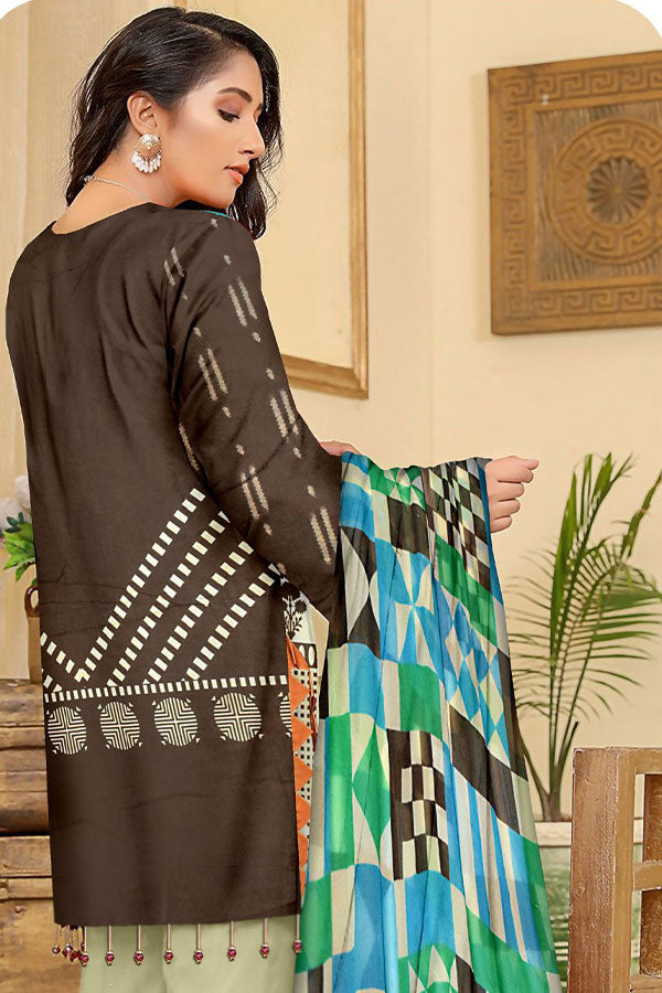 Gold Line Katan Lawn C/Dupatta`22 D#92-A