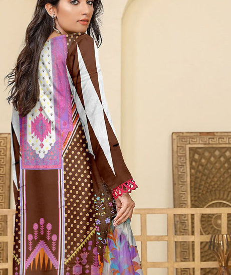 Gold Line Katan Lawn C/Dupatta`22 D#94