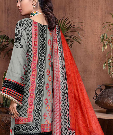 Gold Line Katan Lawn C/Dupatta`22 D#95