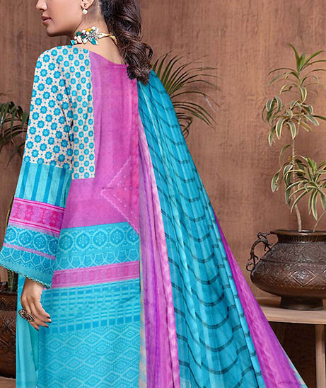 Gold Line Katan Lawn C/Dupatta`22 D#97