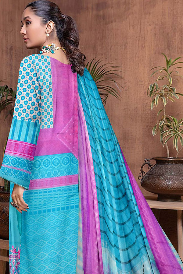 Gold Line Katan Lawn C/Dupatta`22 D#97