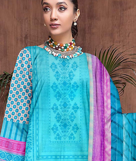 Gold Line Katan Lawn C/Dupatta`22 D#97