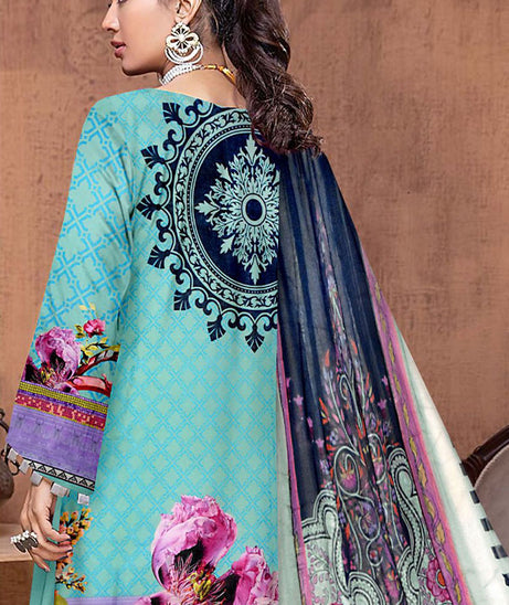 Gold Line Katan Lawn C/Dupatta`22 D#98