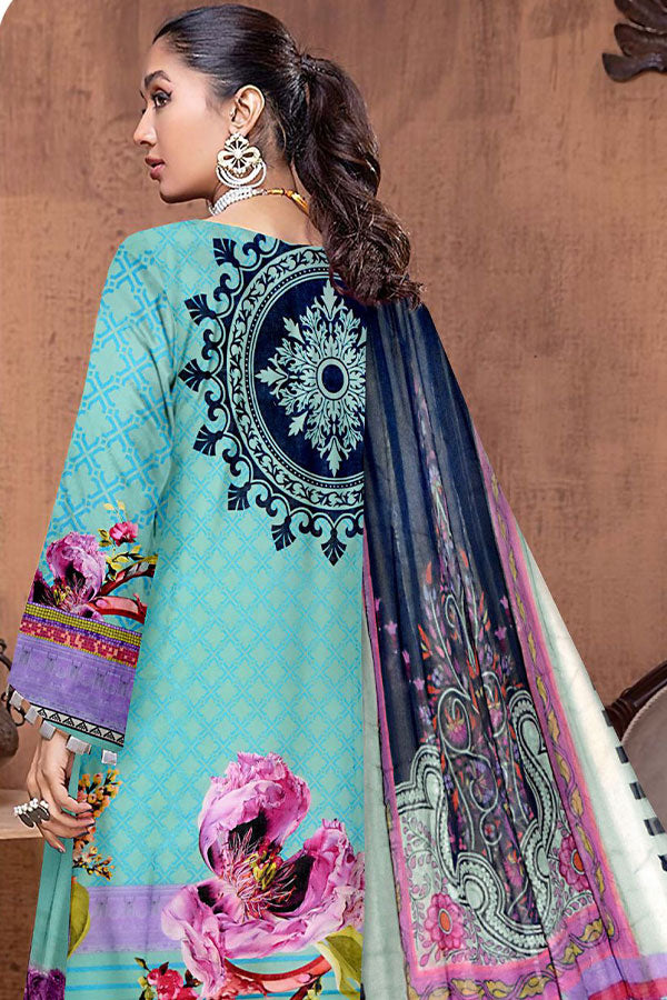 Gold Line Katan Lawn C/Dupatta`22 D#98