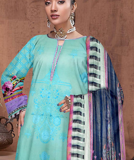 Gold Line Katan Lawn C/Dupatta`22 D#98
