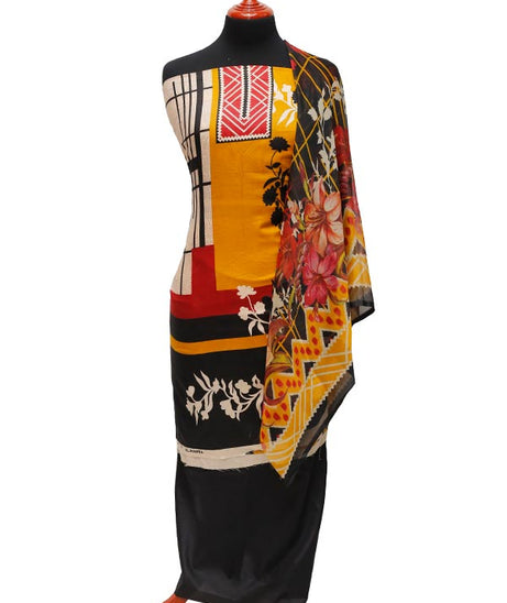 Grace Designer Lawn`22 D#505 Red