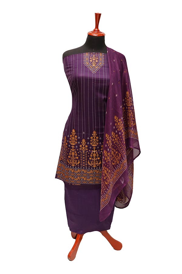 Grace Designer Lawn`22 D#518 D Purple