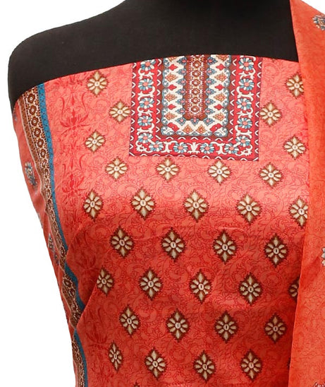 Grace Designer Lawn`22 D#523 Pink