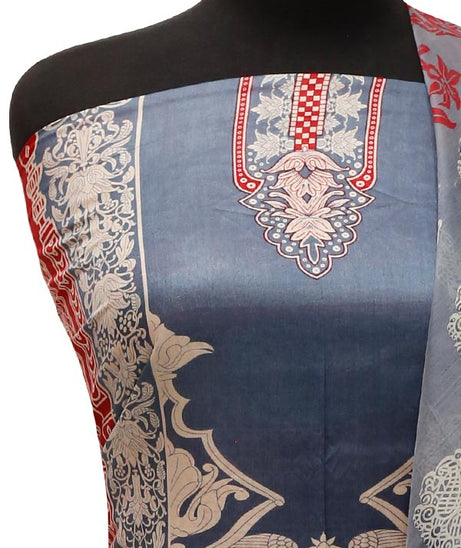 Grace Designer Lawn`22 D#524 Red