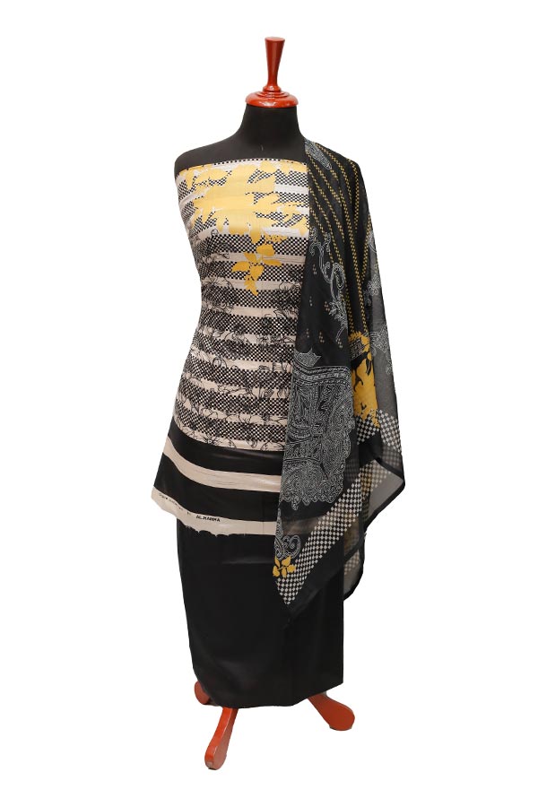 Grace Designer Lawn`22 D#525 Black