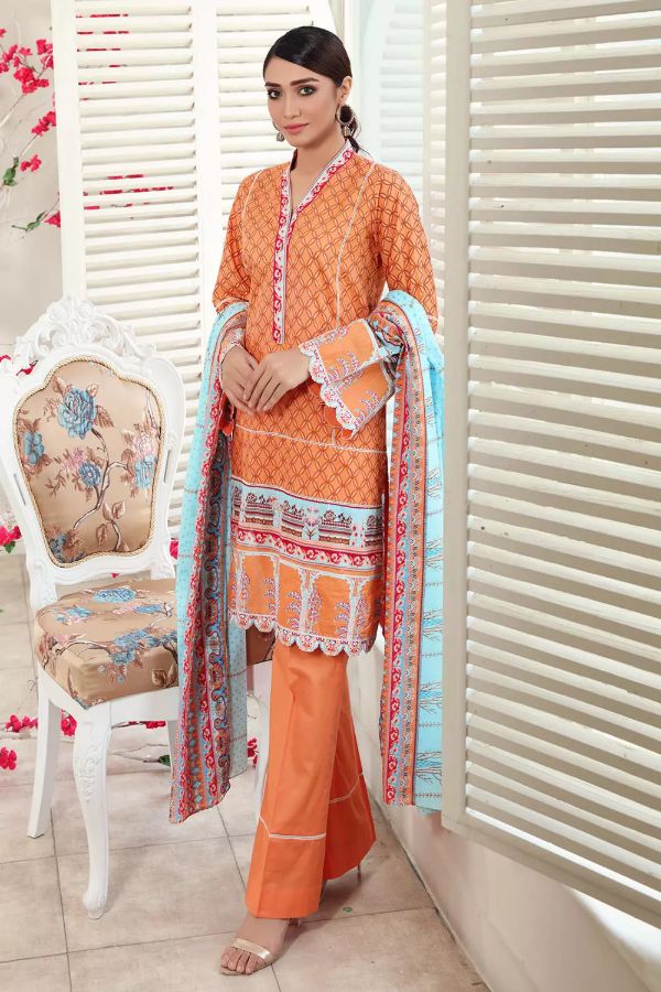 Gul Ahmed Summer Lawn'21 CL#945