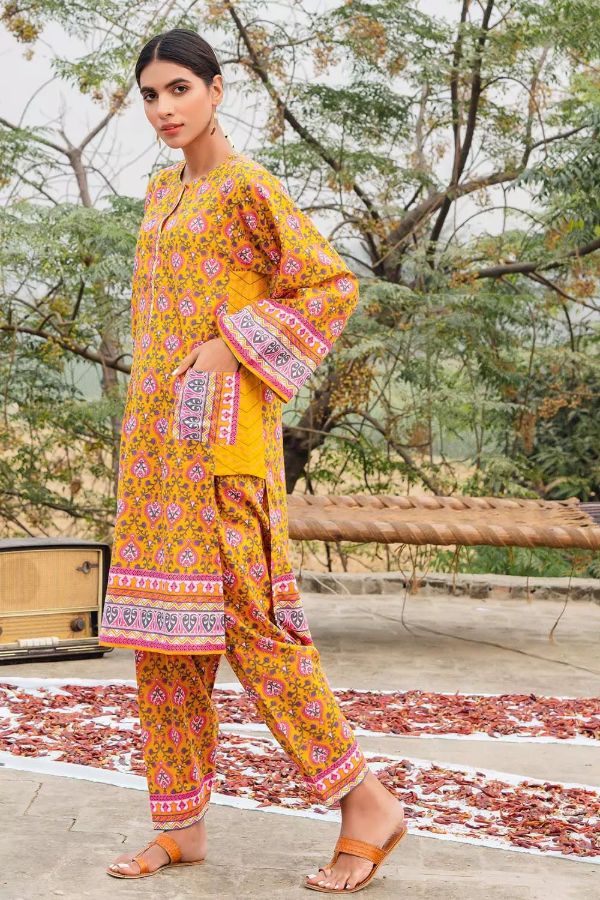 Gul Ahmed Lawn Shirt'21 SL#893B