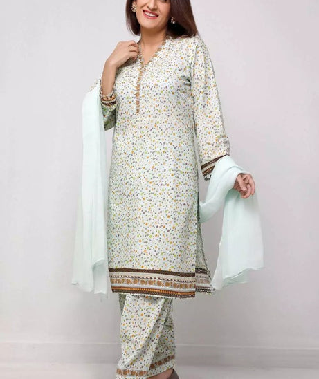 Gul Ahmed Lawn Shirt'21 SL#909A